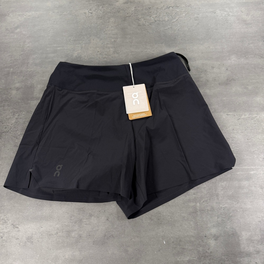 On Cloud Running Shorts Women S 5" Running Shorts Black Performance Gym Yoga $80